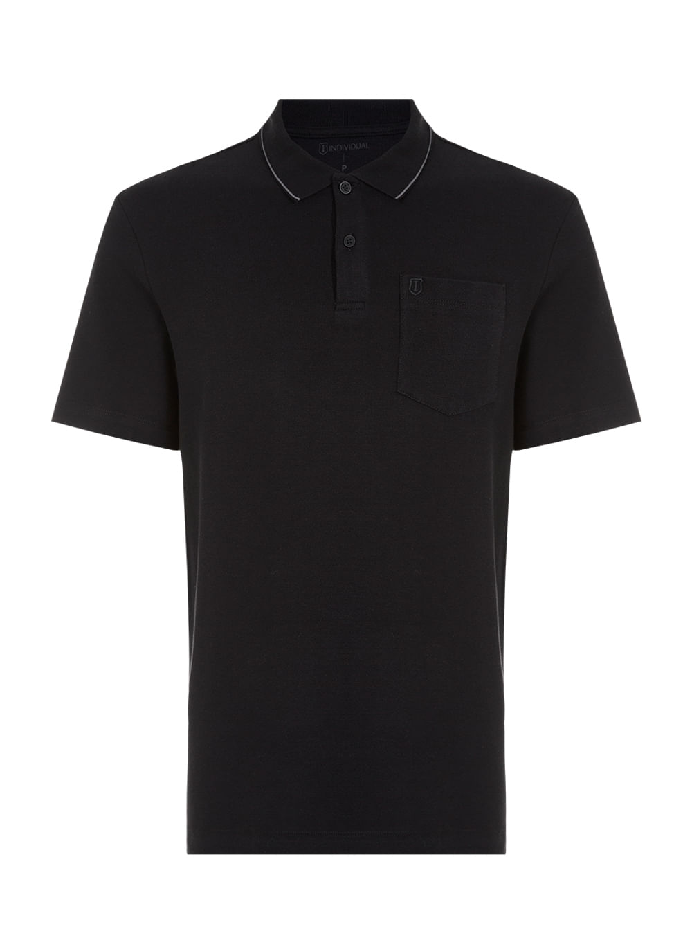 Polo Comfort Básica com Bolso Masculina Individual