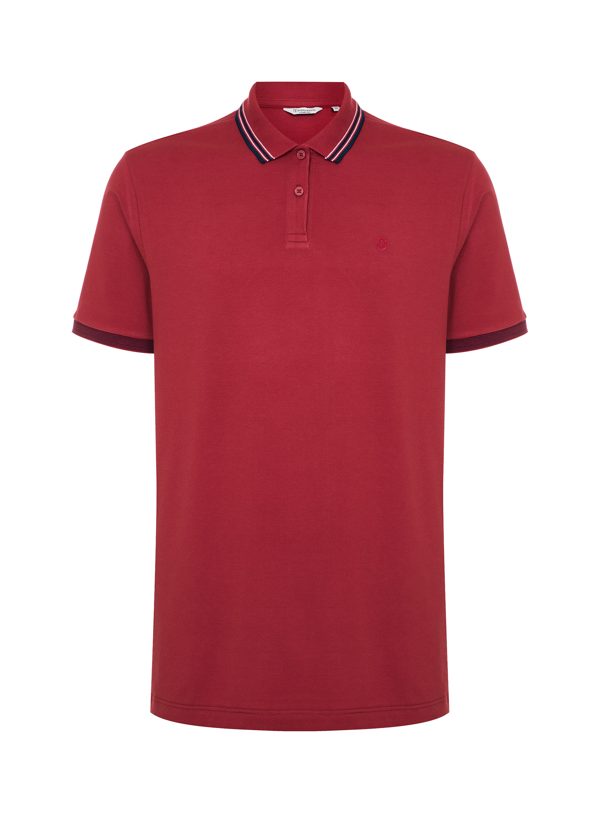Polo Comfort Fit Piquet Frisos Masculina Individual