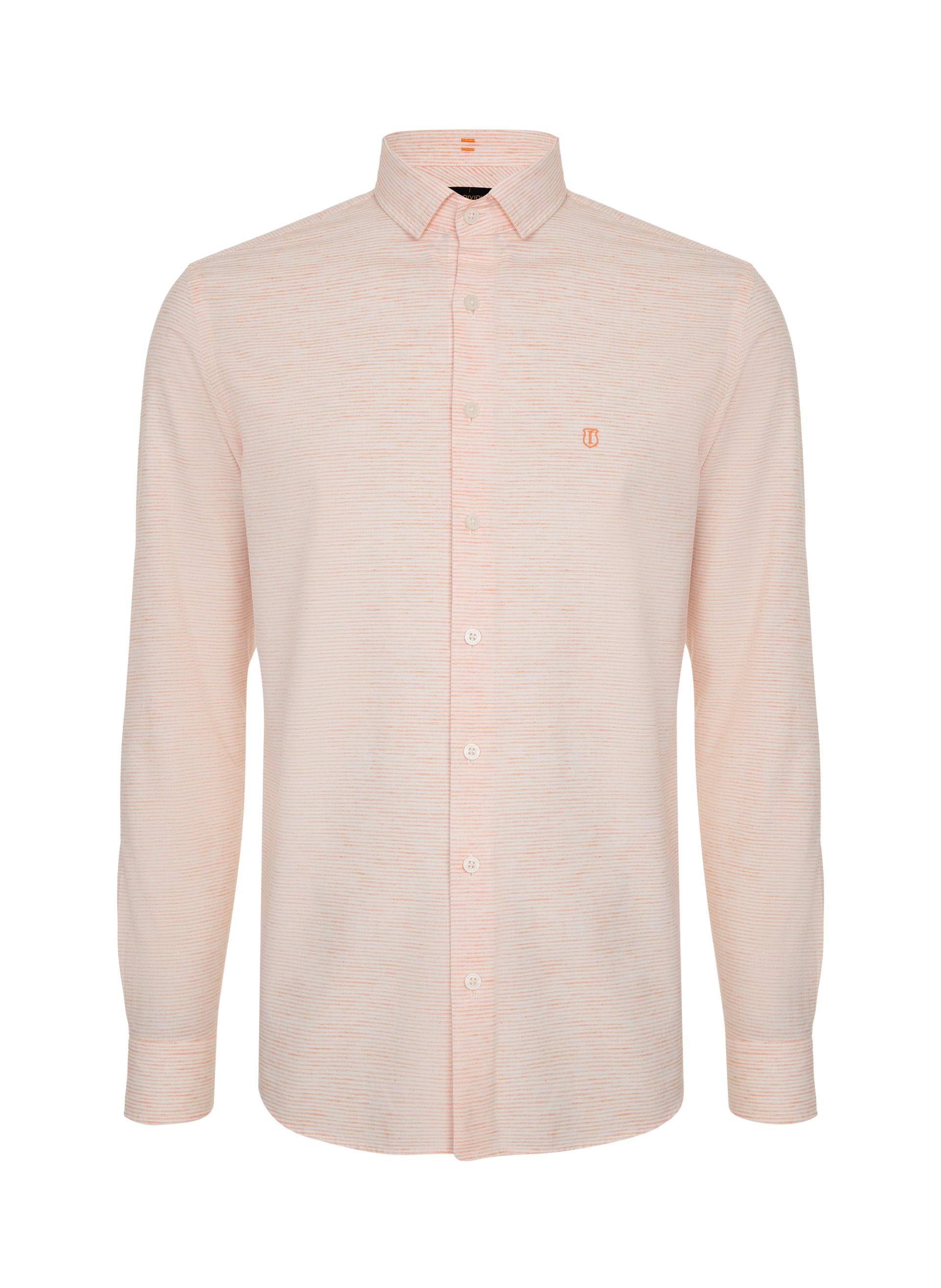 Camisa Slim Fit Listrada Masculina Individual
