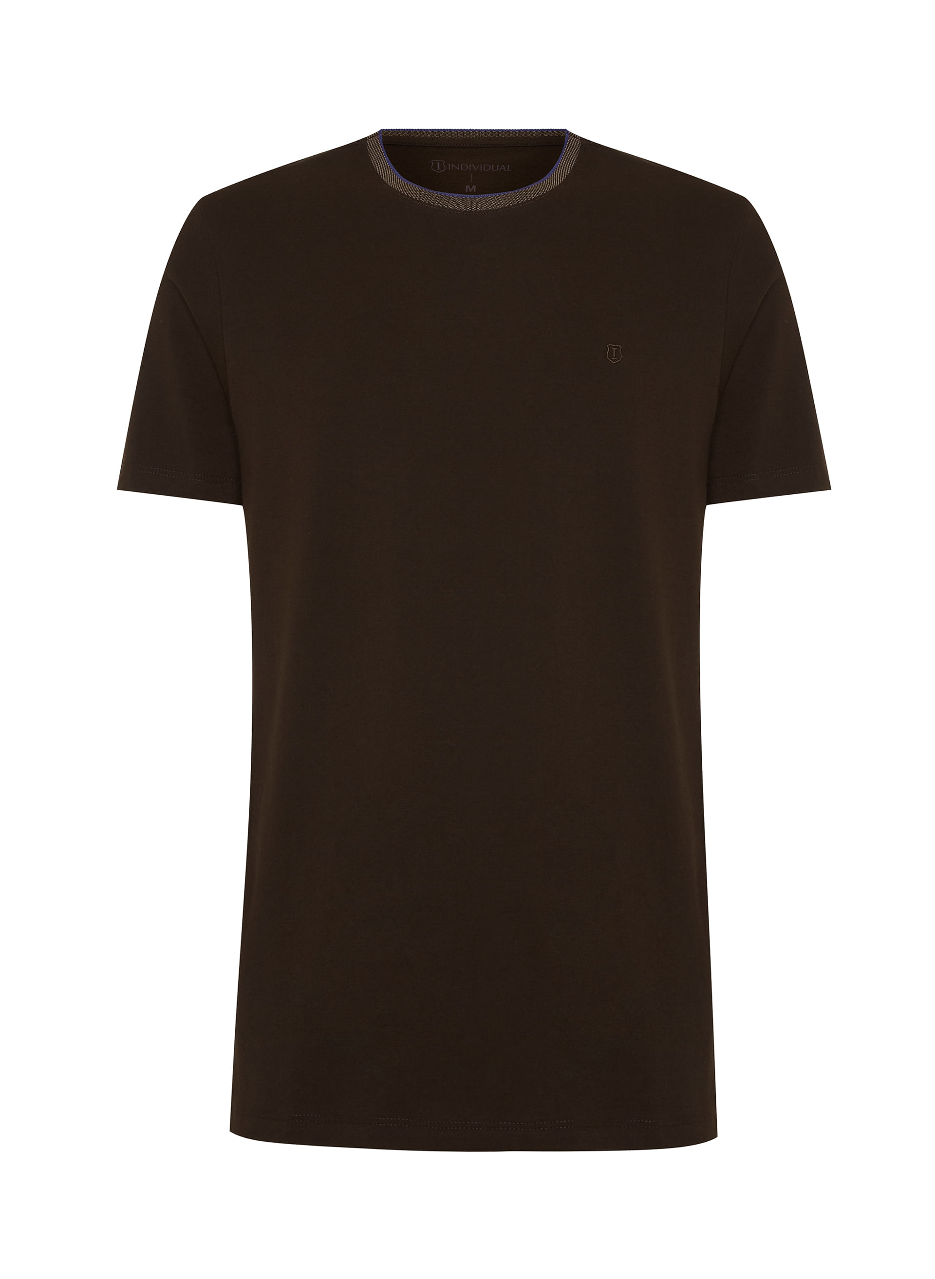 Camiseta Comfort Fit Gola Retilínea Masculina Individual