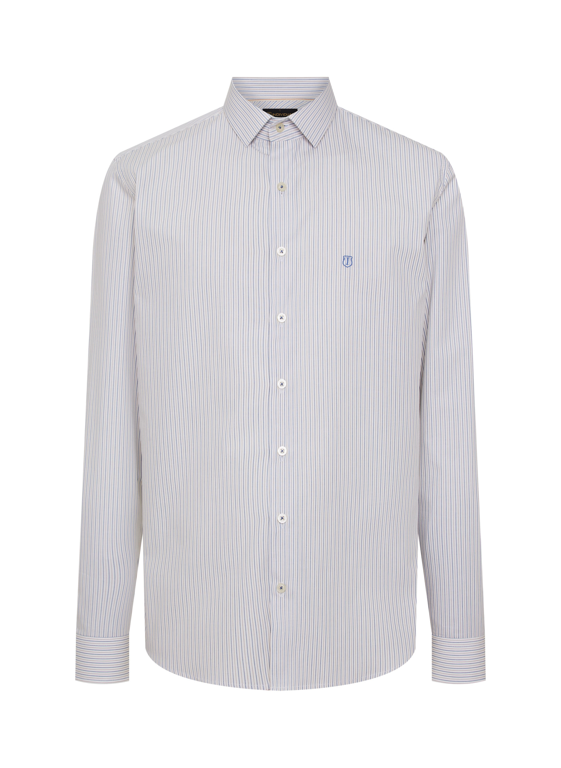 Camisa Slim Fit Listrada Masculina Individual