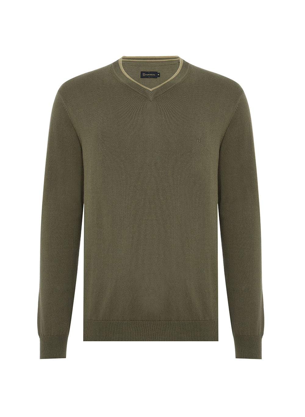 Suéter Tricot Regular Fit Básico Masculino Individual