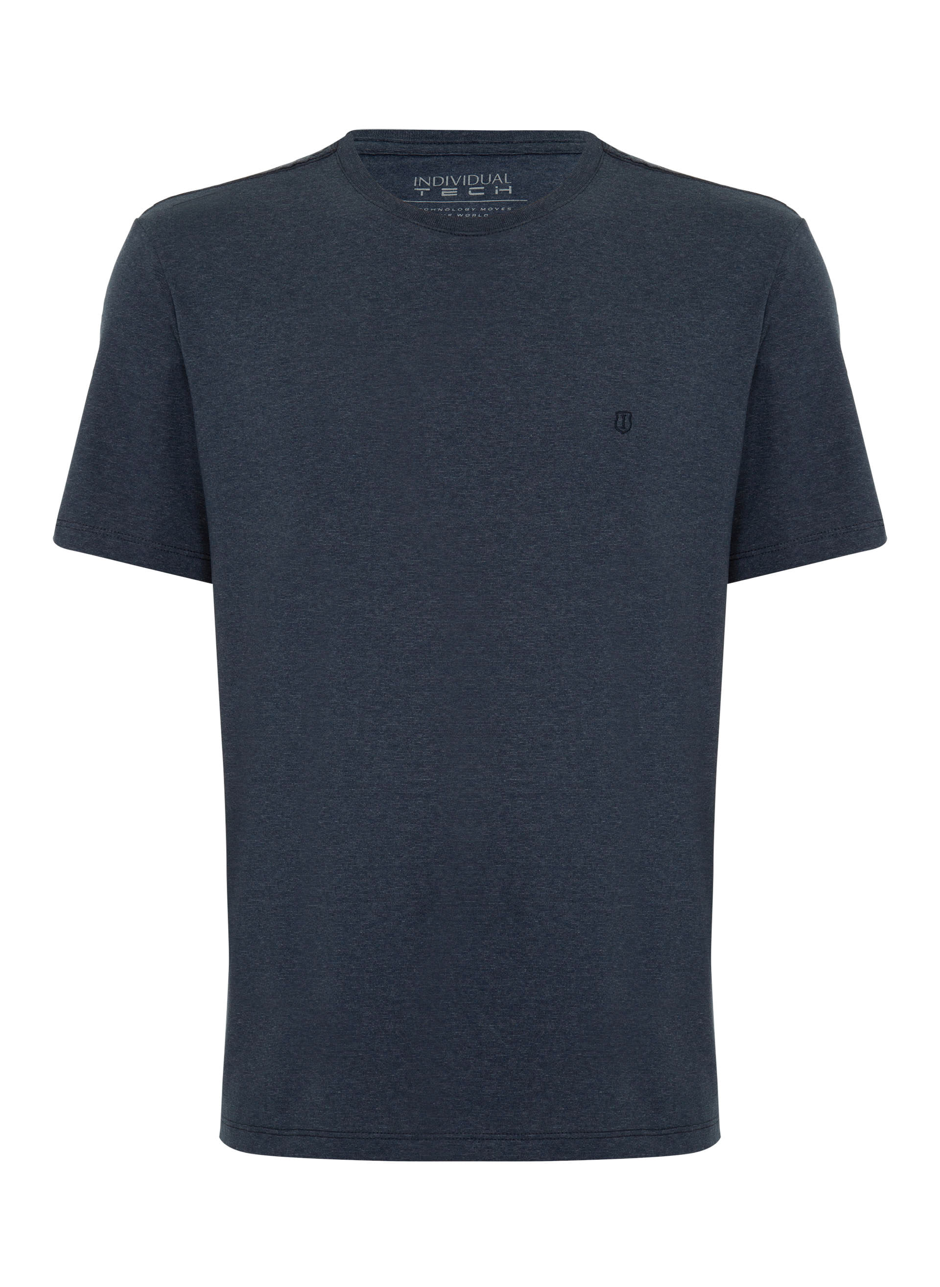 Camiseta Comfort Fit Malha Listras Masculina Individual