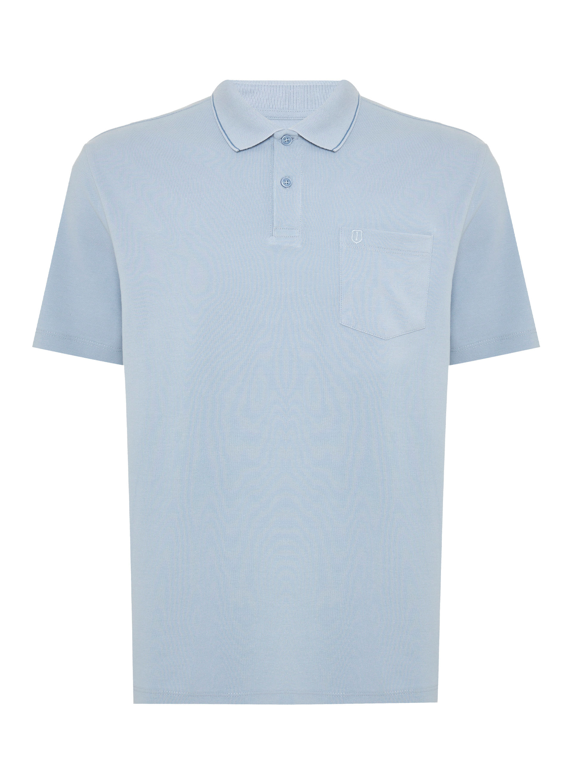 Polo Comfort Fit Com Bolso Masculina Individual
