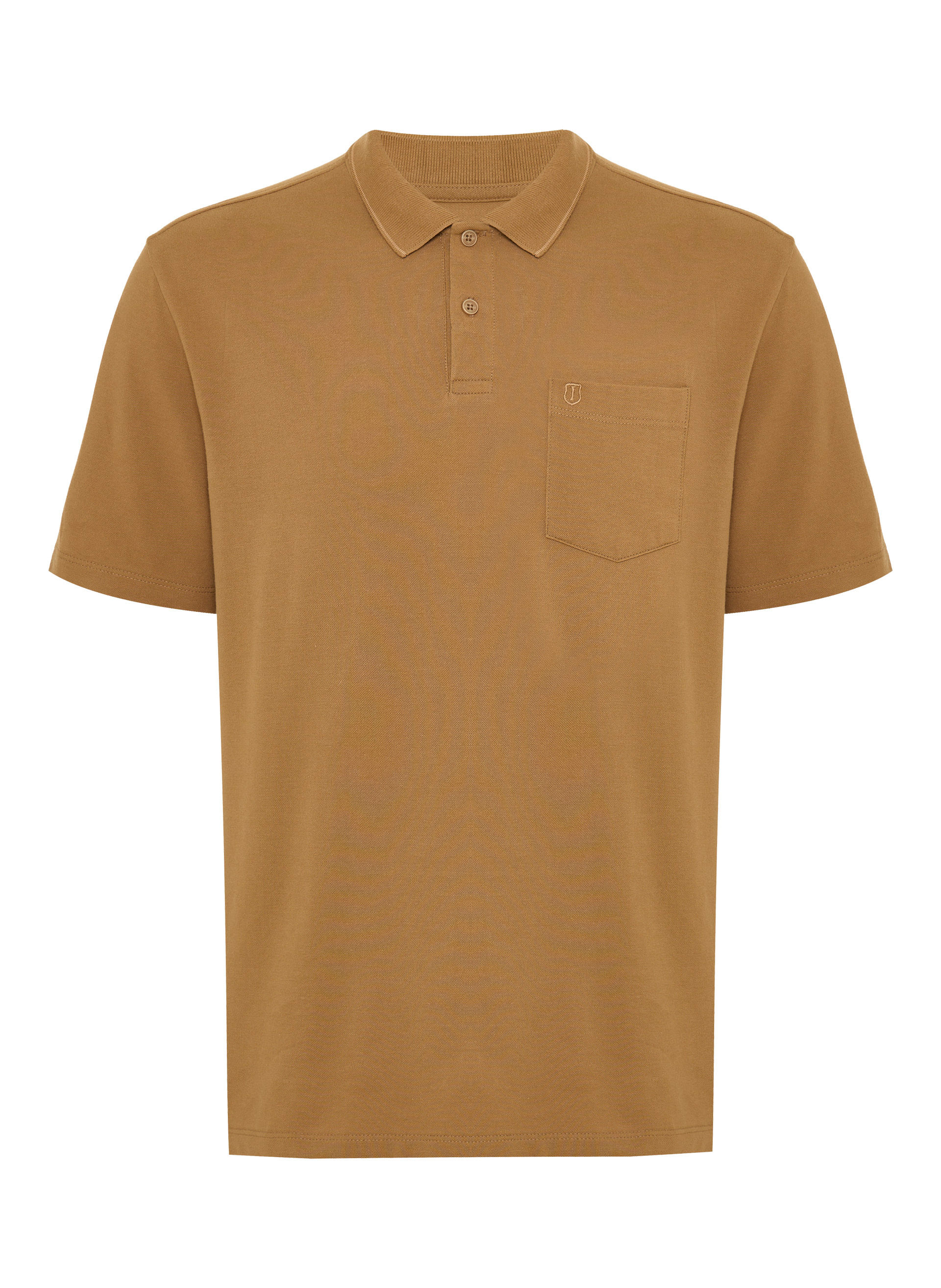 Polo Comfort Fit Com Bolso Masculina Individual