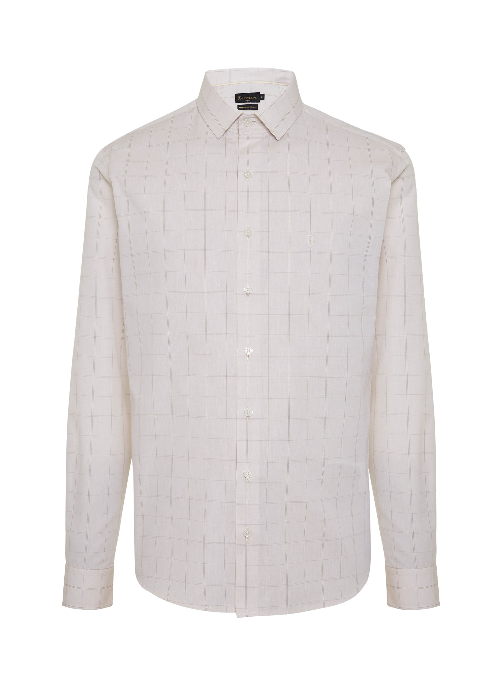 Camisa Slim Fit Xadrez Masculina Individual