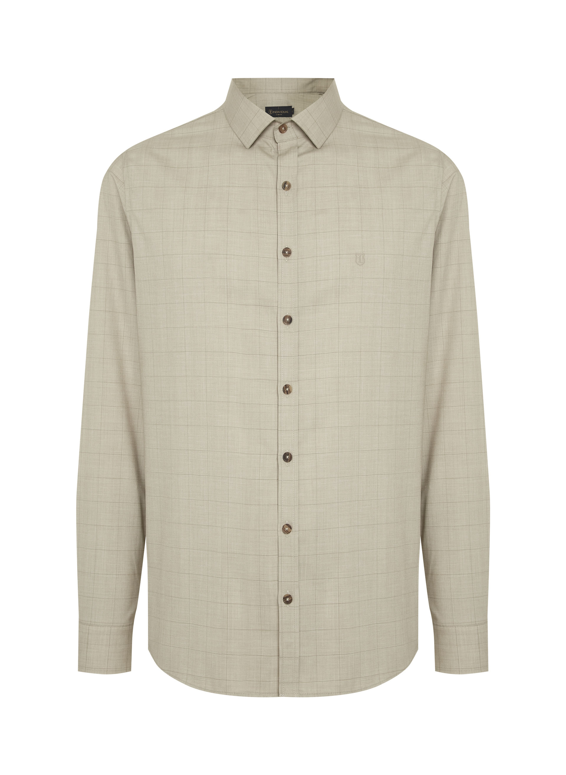 Camisa Slim Fit Xadrez Liocel Masculina Individual