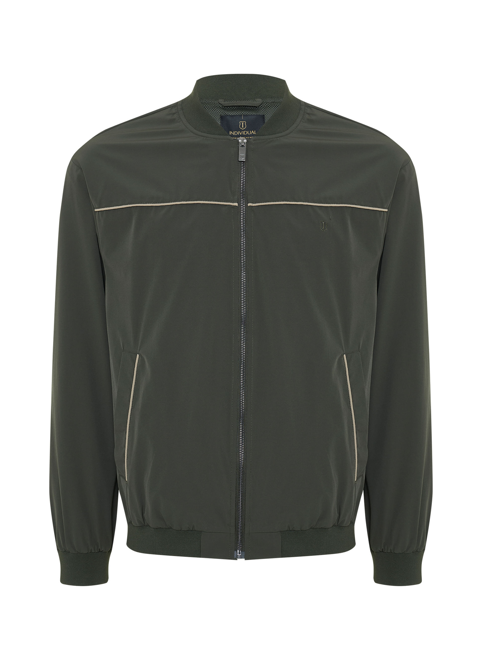 Jaqueta Regular Fit Nylon Vivo Malha Masculina Individual