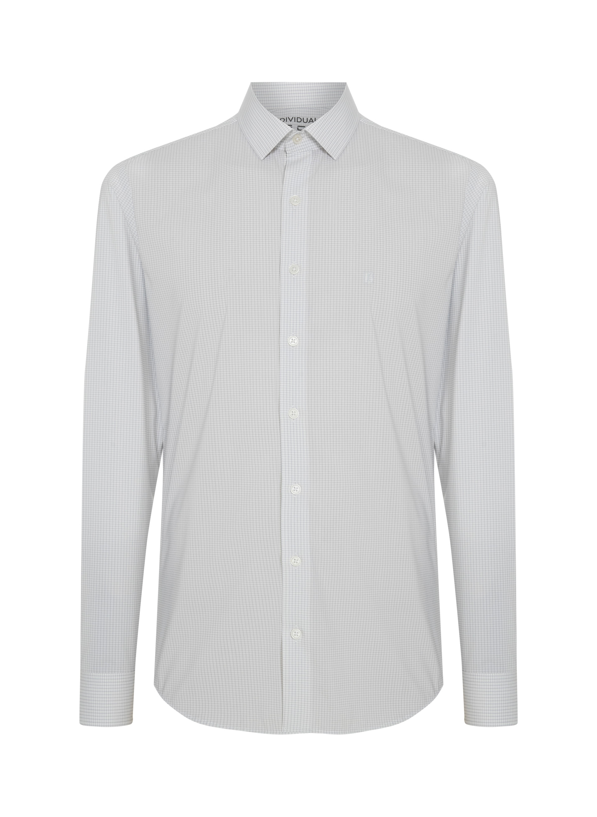 Camisa Slim Fit Xadrez Bamboo Masculina Individual